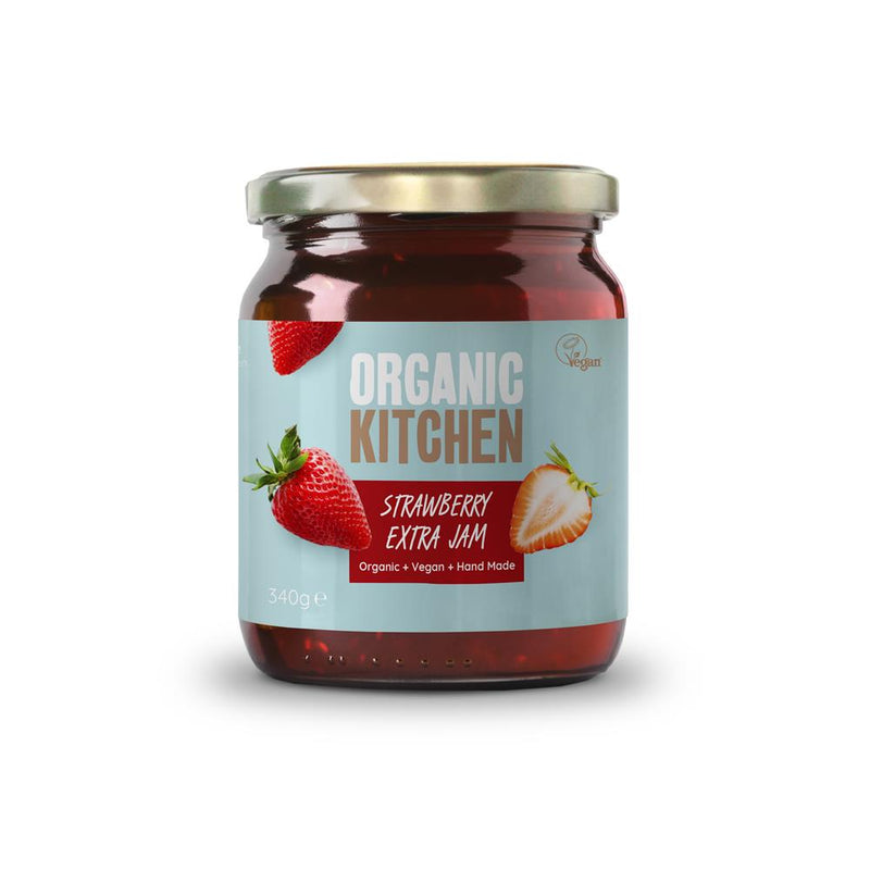 Organic Strawberry Extra Fruit Jam 340g