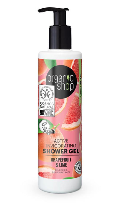 OS Active Invigorating Shower Gel Grapefruit & Lime (280ml)