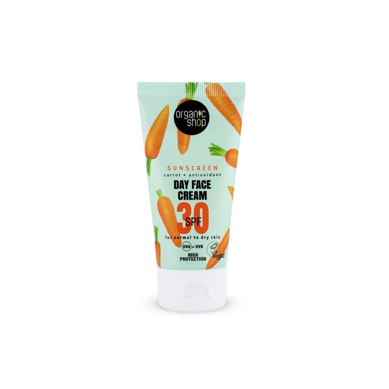 OrganicShop Sunscreen DayFaceCream SPF30 Normal-dry Skin 50ml