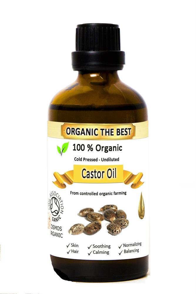 Castor Oil Organic Cold Pressed Undiluted 100ml