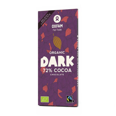 Oxfam Fair Trade - ORGANIC Dark Chocolate 72% 100g