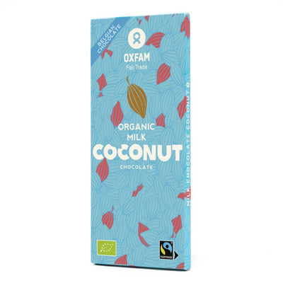 Oxfam Fair Trade - ORGANIC Milk Chocolate Coconut 100g