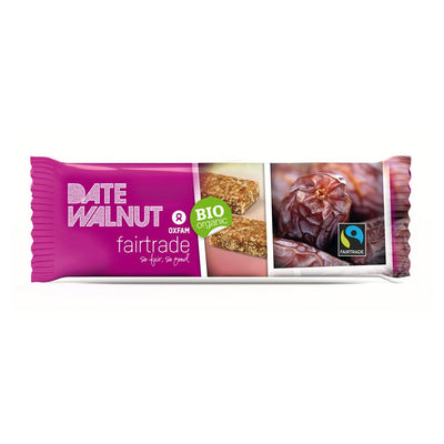 OXFAM FAIR TRADE - ORGANIC Date-Walnut Bar 40g