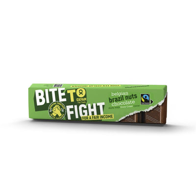 OXFAM - BITE TO FIGHT Chocolate with Brazil Nuts 47g