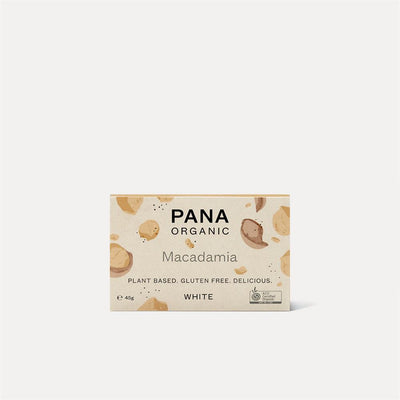 White Macadamia Bar 45g - Vegan Organic Gluten Free