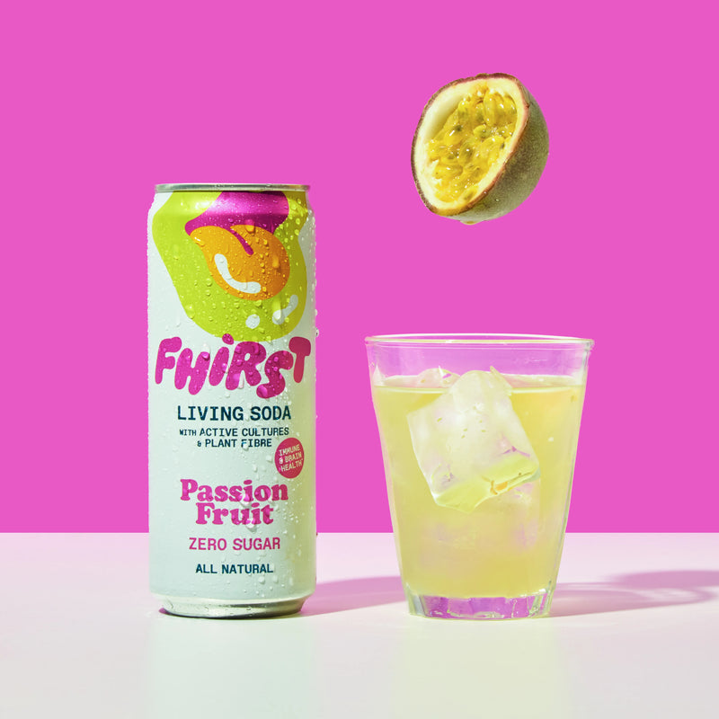 Fhirst Passion Fruit Living Soda 330ml