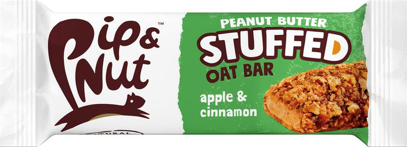 Pip & Nut Peanut Butter Stuffed Oat Bar - Apple & Cinnamon 48g