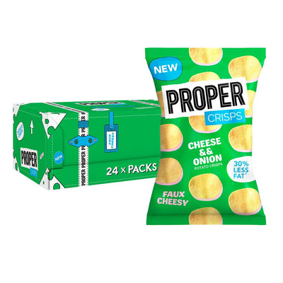 Propercrisps Cheese & Onion 30g