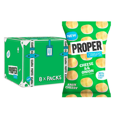 Propercrips Cheese & Onion Sharing Bag 100g