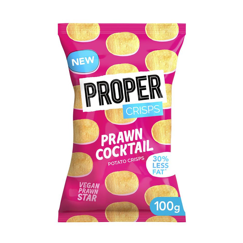 Prawn Cocktail Proper Crisps Sharing Bag 100g