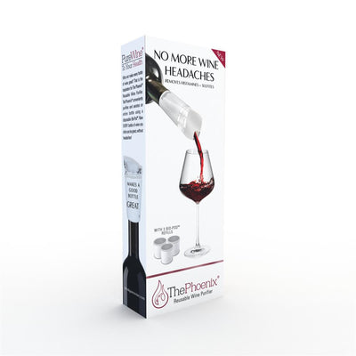 The Phoenix Starter Kit White - Reusable Wine Purifier