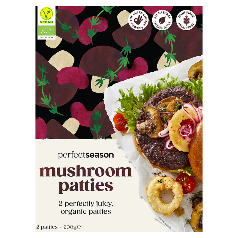 Organic Mushroom Patties 200g