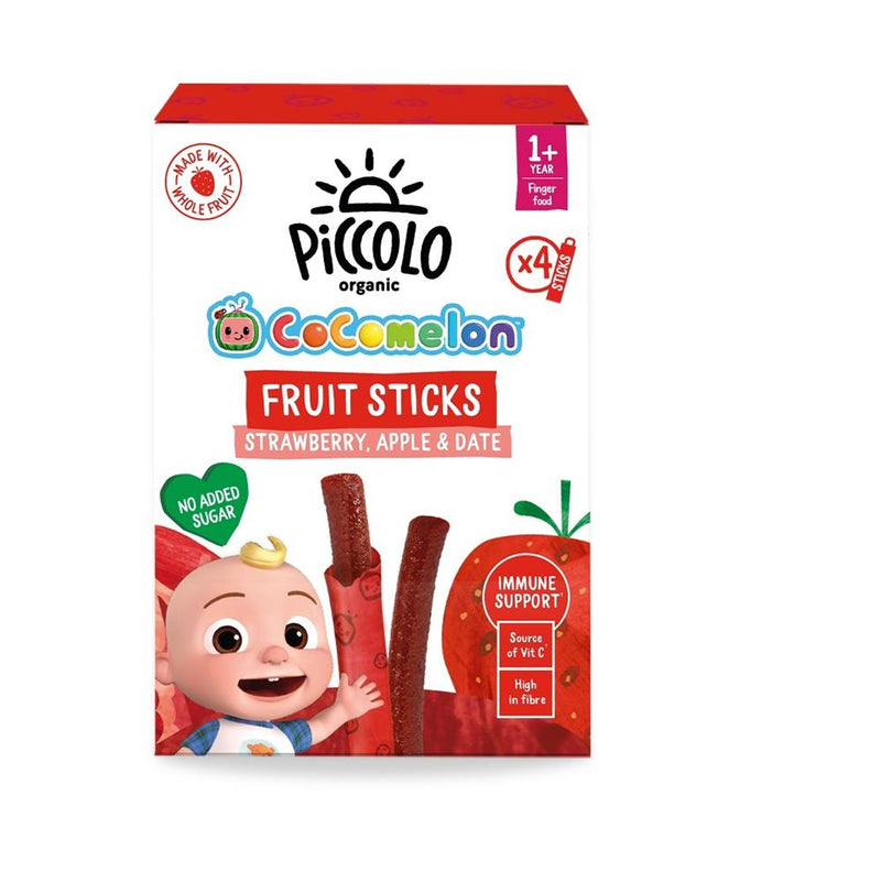 Piccolo Organic Strawberry Sticks 4x17g