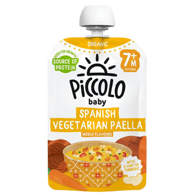 Piccolo Organic Spanish Vegetarian Paella Stage 2 130g