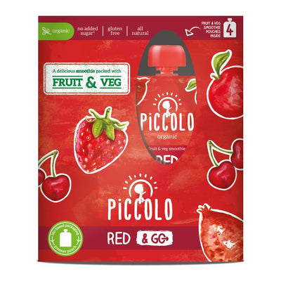 Piccolo Organic Mighty Red Smoothies 4 x 90g