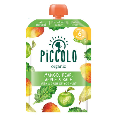 Piccolo Mango Pear Apple & Kale 100g