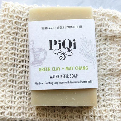 PiQi Kefir Soap Bar Green Clay & May Chang 110g