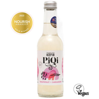 PiQi Fermented Water Kefir Grapefruit & Cardamom 250ml