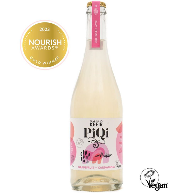 PiQi Fermented Water Kefir - Grapefruit & Cardamom 750ml