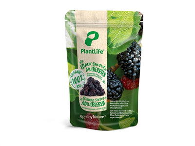 Organic Dried Black Mulberries Shotut Variety 175g