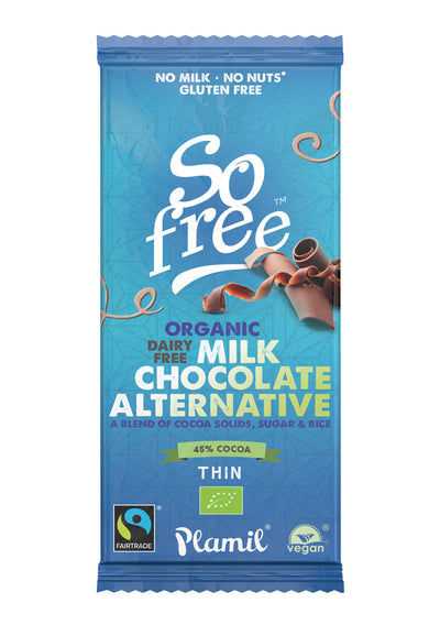 So Free Milk Alternative Chocolate Organic Fairtrade 80g