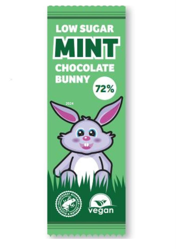 Low Sugar Mint Chocolate Bunny 25g