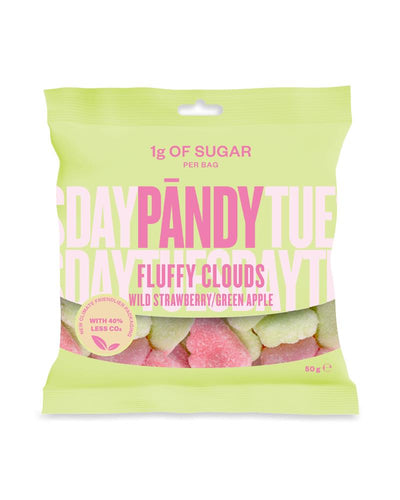 Pandy Candy Fluffy Clouds - HFSS Compliant Jelly Sweets 50g