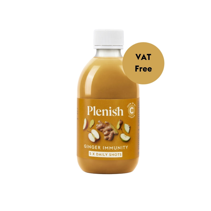 Plenish Ginger Immunity Mutli-serve Bottle 5 x Shots 300ml