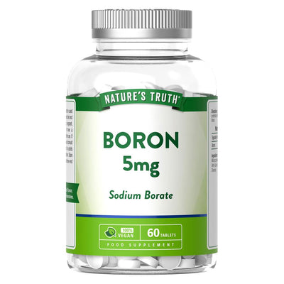 Nature's Truth Boron 5mg - 60 Tablets