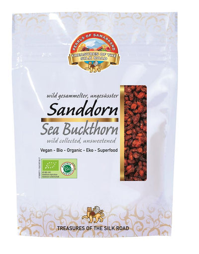 Organic sun dried Seabuckthorn berries 100g