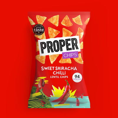 Sweet Sriracha Chilli Lentil Chips 85g