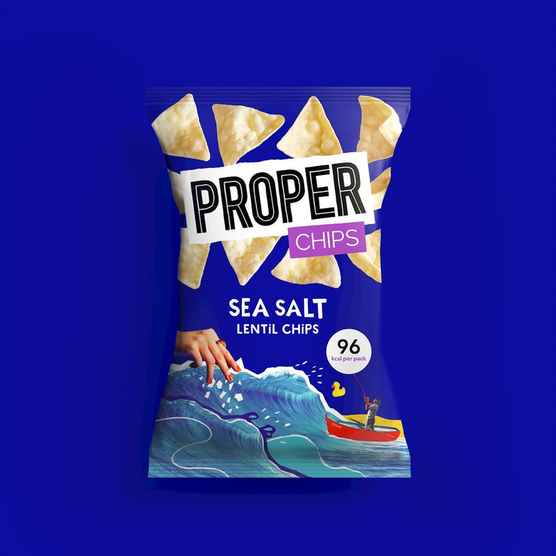 Sea Salt Lentil Chips 20g