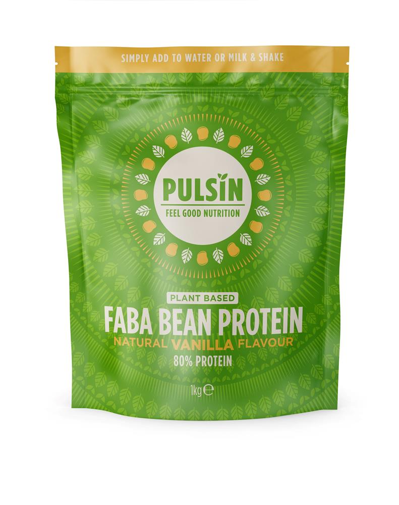 Our great tasting Natural Vanilla Faba plant based Protein