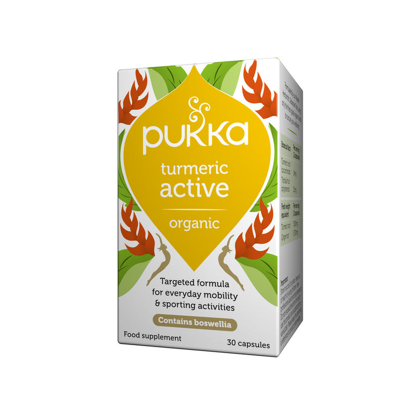 Pukka Turmeric Active 30 capsules (food supplement)