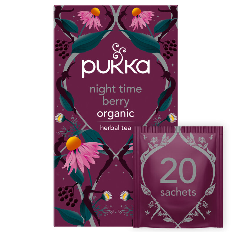 Pukka Night Time Berry Organic Herbal Tea 20 sachets