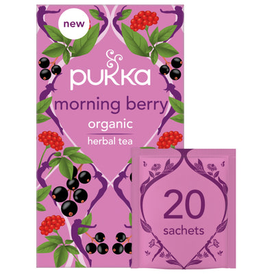 Pukka Morning berry 20 herbal teabags