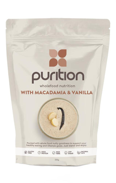 Purition Wholefood Nutrition with Macadamia & Vanilla 250g