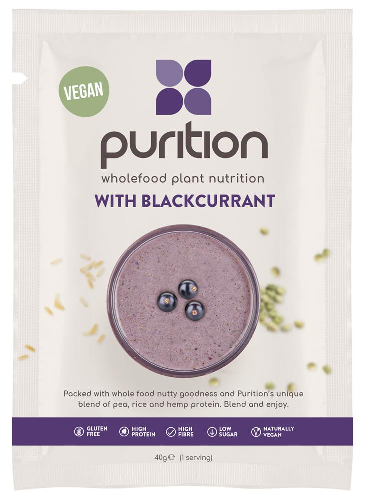 Purition Vegan Wholefood Nutrition with Blackcurrant 40g