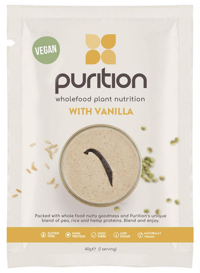 Purition Vegan Wholefood Nutrition with protein Vanilla 40g