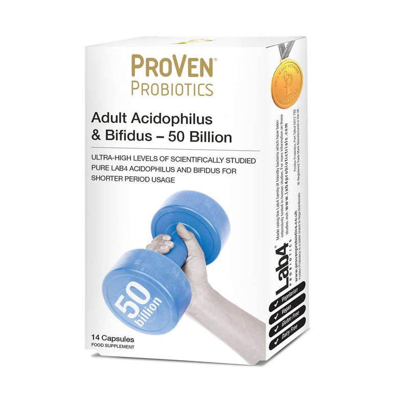 Adult Acidophilus & Bifidus 50 Billion 14 Capsules