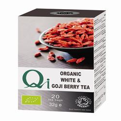 Organic White Tea & Goji Berry 20 tea bags