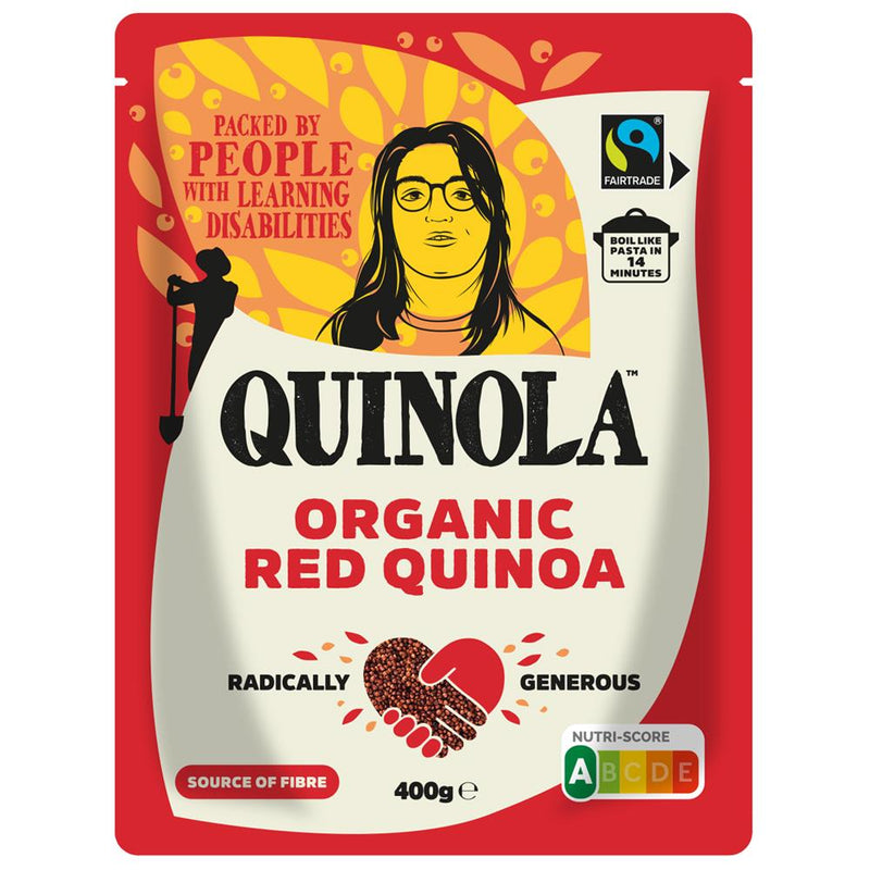 Organic and Fairtrade Red Quinoa 400g