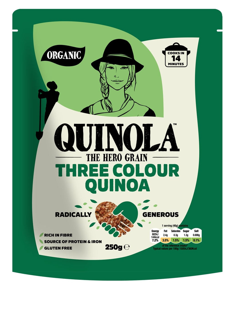 Organic Three Colour Quinoa 250g