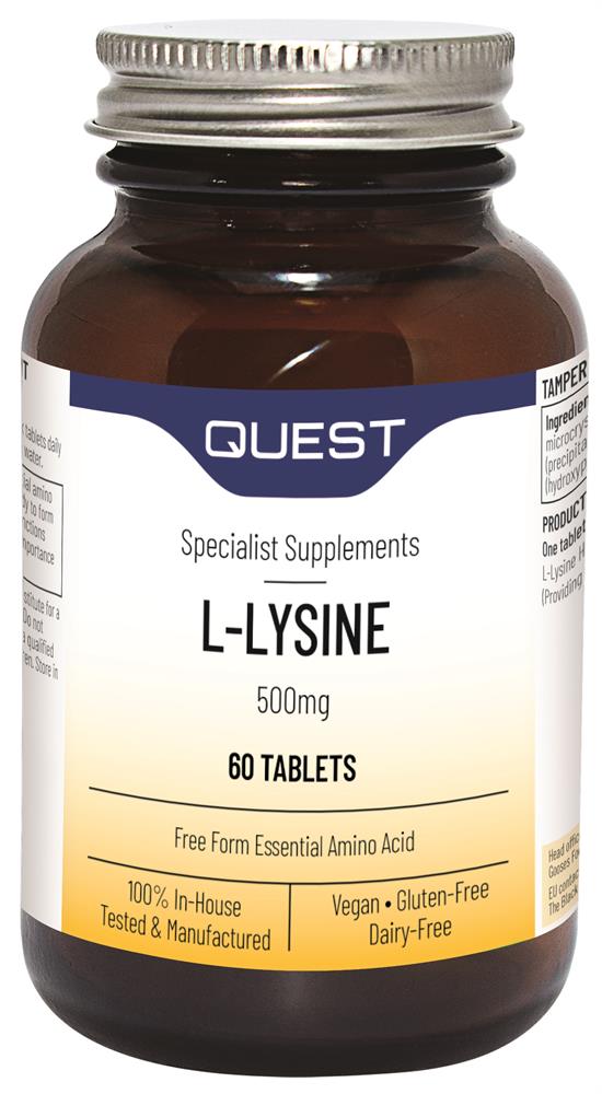 L-LYSINE 500mg 60 Tabs