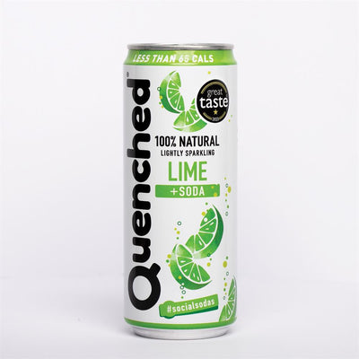 Quenched Lime + Soda Drink 330ml
