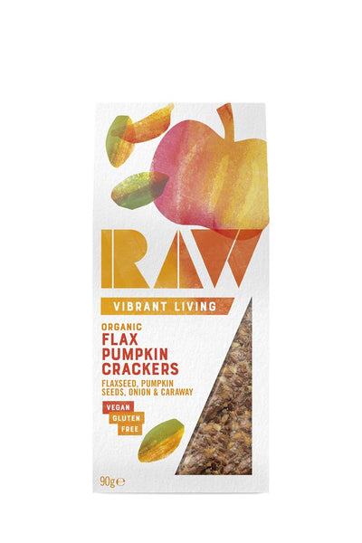 Organic Crackers - Flax Pumpkin 90g