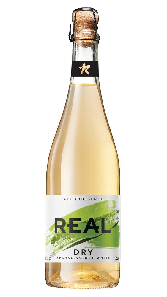 REAL Dry Sparkling Dry White Alcohol Free 75oml