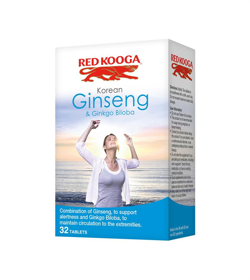 Ginseng & Ginkgo Biloba 32 tablets