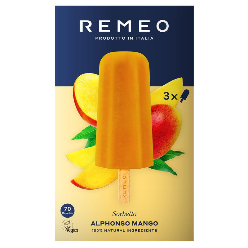 REMEO Mango Sorbetto Multi-pack Sticks  3x70ml