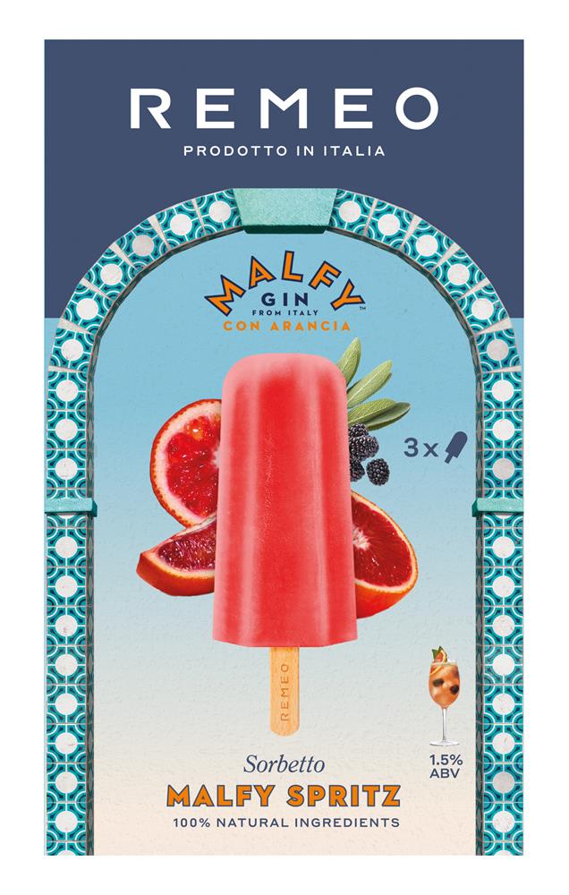 REMEO Malfy Gin Spritz Sorbetto Sticks Multipack 3x70ml